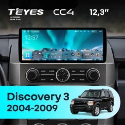 Штатная магнитола Teyes CC4 12.3" 8/128 Land Rover Discovery 3 (2004-2009)