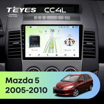 Штатная магнитола Teyes CC4L 6/64 с DTS Mazda 5 2 CR (2005-2010)