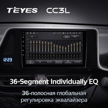 Штатная магнитола Teyes CC3L 4/32 Toyota C-HR (2016-2020) F1 Правый руль