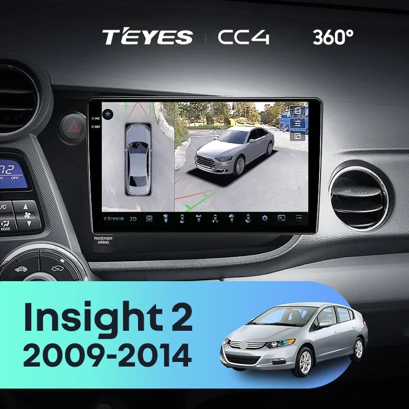 Штатная магнитола Teyes CC4 360 6/64 Honda Insight 2 LHD (2009-2014)