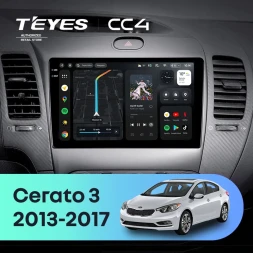 Штатная магнитола Teyes CC4 6/64 Kia Cerato 3 YD (2013-2017) F1 Тип-C