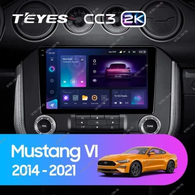 Штатная магнитола Teyes CC3 2K 6/128 Ford Mustang VI S550 (2014-2023) F2