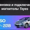 Штатная магнитола Teyes CC3L 4/64 Toyota Verso R20 (2009-2018) F1
