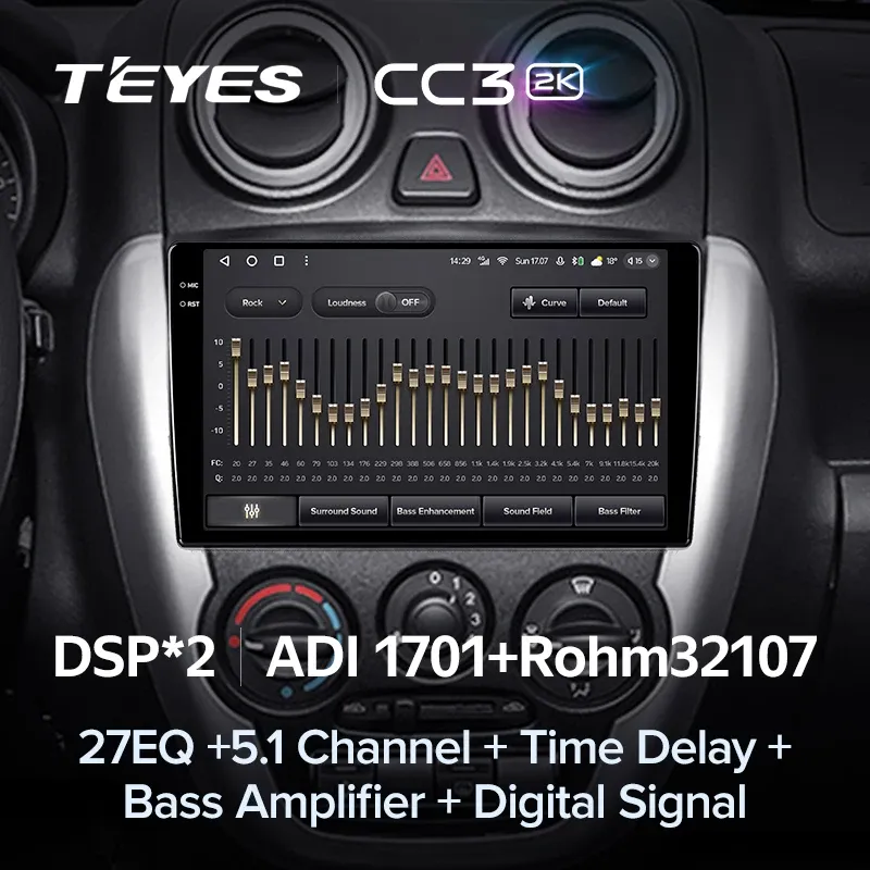 Штатная магнитола Teyes CC3 2K 6/128 Lada Granta Sport (2011-2018) F2