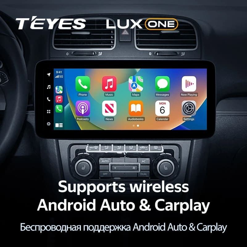 Штатная магнитола Teyes LUX ONE 6/128 Volkswagen Touran (2003-2015)
