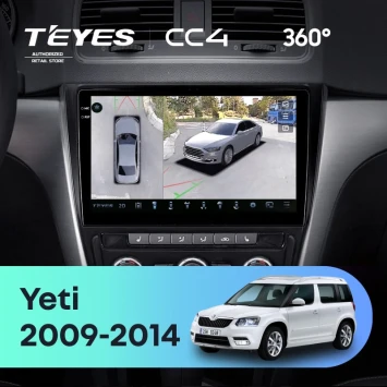 Штатная магнитола Teyes CC4 360 6/64 Skoda Yeti 5L (2009-2014)