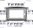Переходная рамка Toyota Land Cruiser 100 (2002-2007) / Lexus LX470 J100 2 (2002-2007) Тип-C (10")
