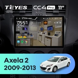 Штатная магнитола Teyes CC4 Pro 12/256 Mazda Axela 2 (2009-2013) (11")