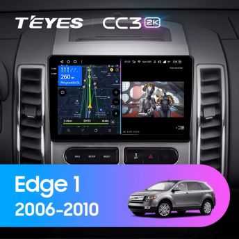 Штатная магнитола Teyes CC3 2K 4/64 Ford Edge 1 U387 (2006-2010)