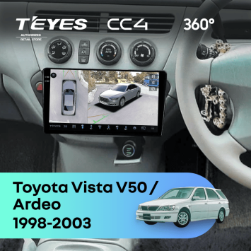 Штатная магнитола Teyes CC4 360 6/64 Toyota Vista Ardeo (1998-2003)
