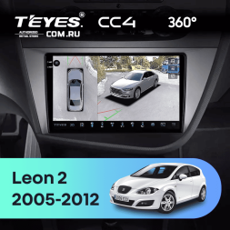 Штатная магнитола Teyes CC4 360 8/128 Seat Leon 2 (2005-2012) F2
