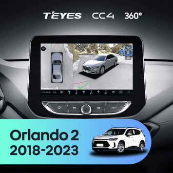 Штатная магнитола Teyes CC4 360 8/128 Chevrolet Orlando 2 (2018-2023)