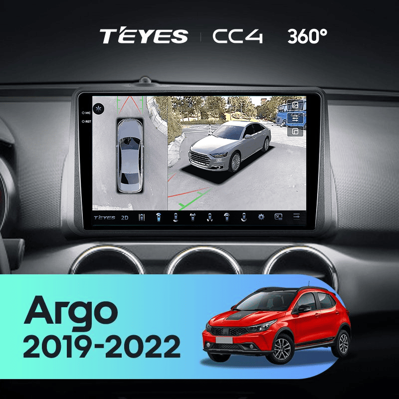 Штатная магнитола Teyes CC4 360 8/128 Fiat Argo (2019-2022)