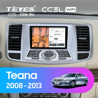 Штатная магнитола Teyes CC3L WiFi 2/32 Nissan Teana 2 J32 (2008-2013) F2 Тип-A