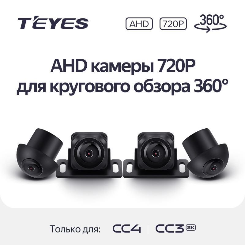 Камеры кругового обзора TEYES 3D 360 720P