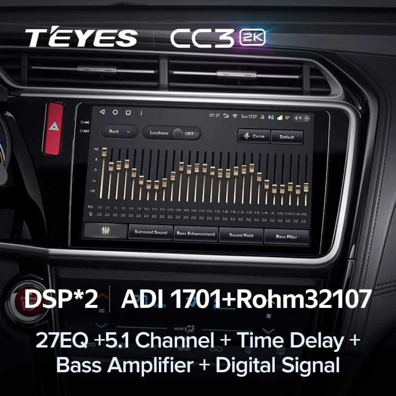 Штатная магнитола Teyes CC3 2K 6/128 Honda City (2014-2017) Тип-A
