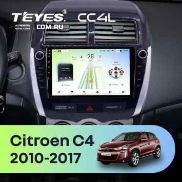Штатная магнитола Teyes CC4L 4/64 Citroen C4 Aircross  (2010-2017) F2 Тип-B (9")