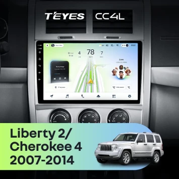 Штатная магнитола Teyes CC4L 6/64 с DTS Jeep Liberty 2 KK (2007-2012)