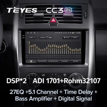 Штатная магнитола Teyes CC3 2K 4/32 Mercedes-Benz A-Class 2 W169 C169 (2004-2012)