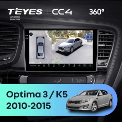 Штатная магнитола Teyes CC4 360 6/64 Kia Optima 3 TF (2010-2015) F1