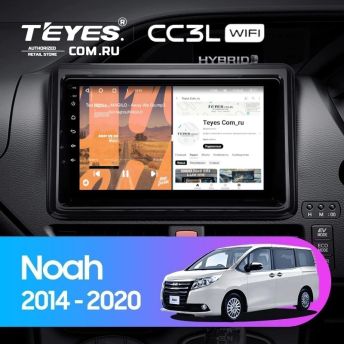 Штатная магнитола Teyes CC3L WiFi 2/32 Toyota Esquire 1 (2014-2020) Правый руль