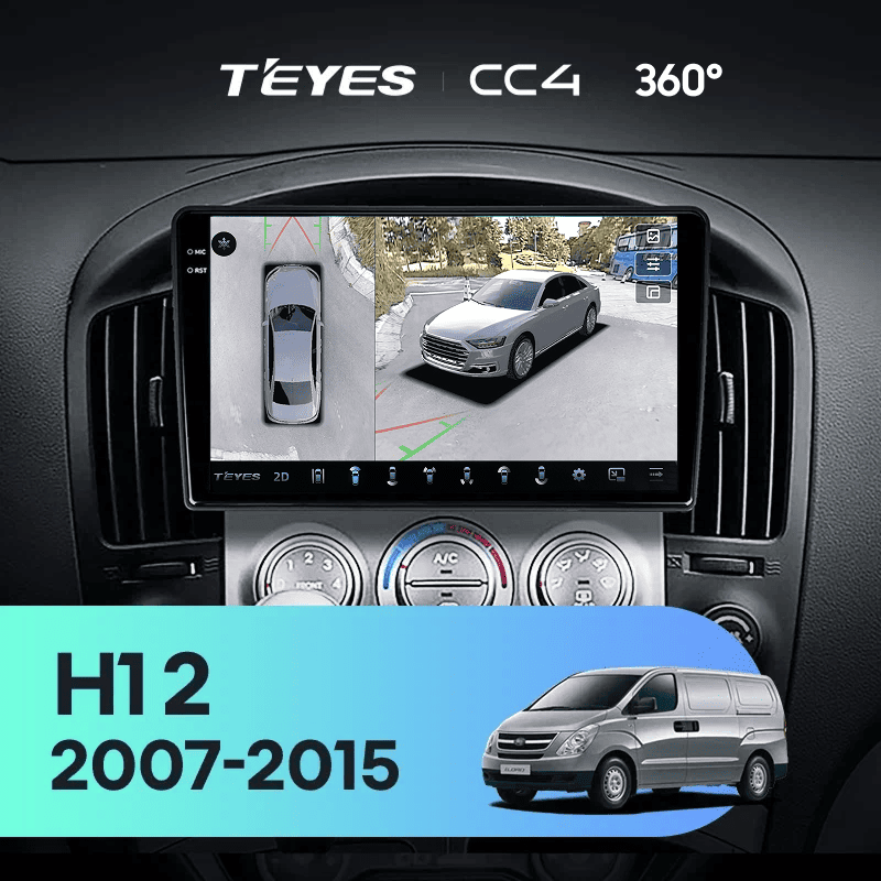 Штатная магнитола Teyes CC4 360 8/128 Hyundai H1 TQ (2007-2015) F1