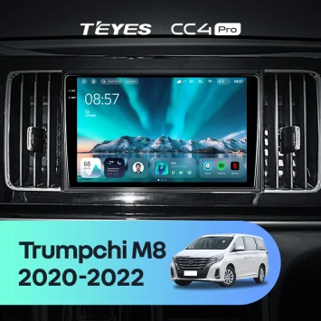 Штатная магнитола Teyes CC4 Pro 12/256 GAC Trumpchi M8 (2020-2022)
