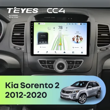 Штатная магнитола Teyes CC4L 4/64 Kia Sorento 2 XM (2012-2020) F4