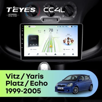 Штатная магнитола Teyes CC4 8/128 Toyota Platz (1999-2005) F1