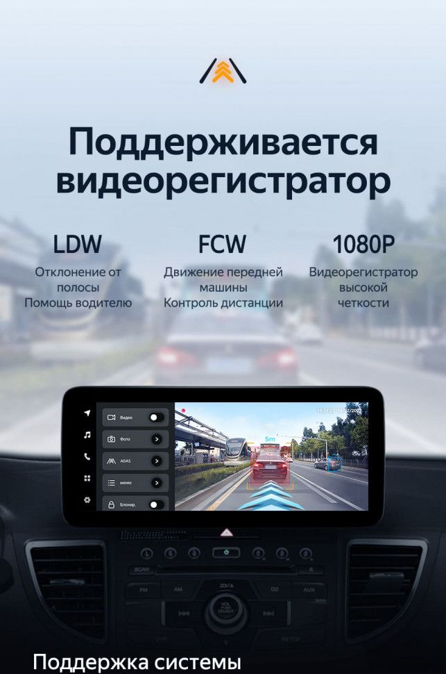 Штатная магнитола Teyes LUX ONE 6/128 Honda CR-V 4 RM RE (2011-2018) Тип-A