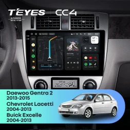Штатная магнитола Teyes CC4 8/128 Daewoo Gentra 2 (2013-2015) F2 Тип-B
