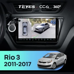 Штатная магнитола Teyes CC4 360 6/64 Kia Rio 3 (2011-2017)