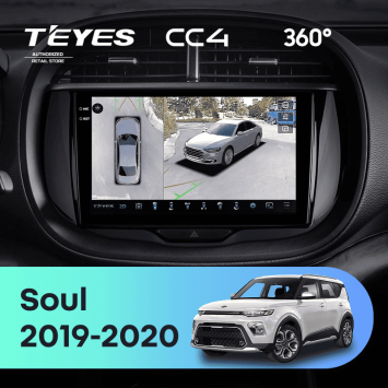 Штатная магнитола Teyes CC4 360 6/64 Kia Soul (2019-2020)