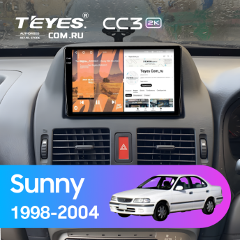 Штатная магнитола Teyes CC3 2K 4/32 Nissan Sunny B15 (1998-2004)