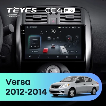 Штатная магнитола Teyes CC4 Pro 8/128 Nissan Sunny Versa C17 (2012-2014)