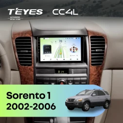 Штатная магнитола Teyes CC4L 6/64 с DTS Kia Sorento 1 BL (2002-2006)