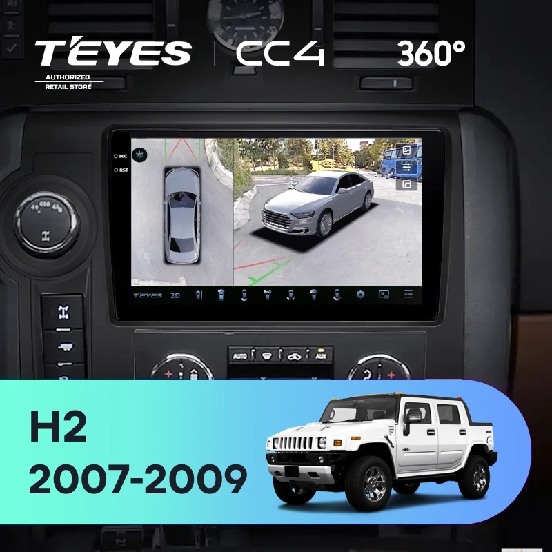 Штатная магнитола Teyes CC4 360 6/64 Hummer H2 E85 (2007-2009) F2