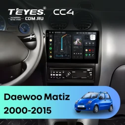 Штатная магнитола Teyes CC4 8/128 Daewoo Matiz (2000-2015)