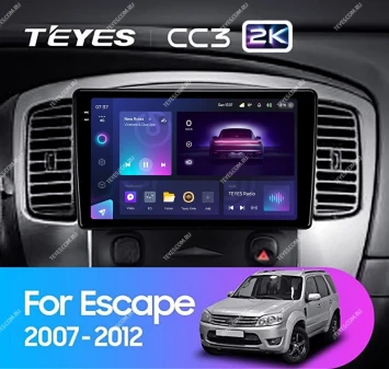 Штатная магнитола Teyes CC3 2K 6/128 Ford Escape (2007-2012) F1