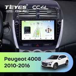 Штатная магнитола Teyes CC4L 6/64 с DTS Peugeot 4008 (2010-2016) F2 Тип-A (9")