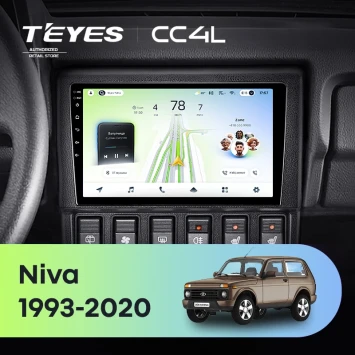 Штатная магнитола Teyes CC4L 4/64 LADA Niva (1993-2020)