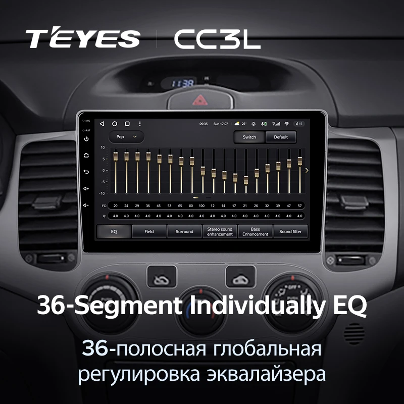 Штатная магнитола Teyes CC3L 4/32 Kia Optima 2 MG (2005-2008)