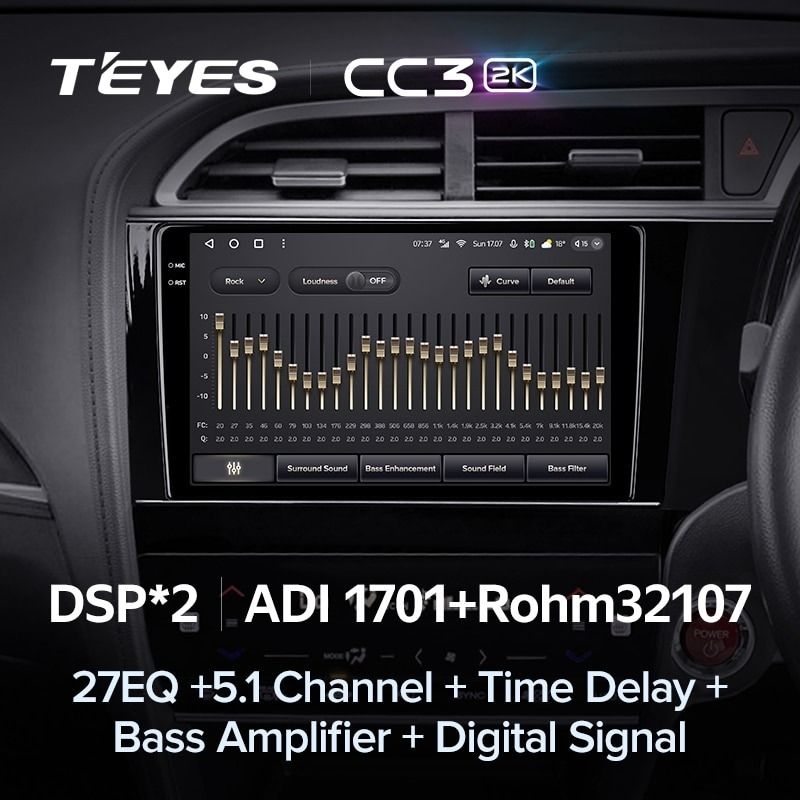 Штатная магнитола Teyes CC3 2K 360 6/128 Honda Shuttle 2 (2015-2020) Правый руль