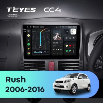 Штатная магнитола Teyes CC4 6/64 Toyota Rush J200 (2006-2016) Правый руль