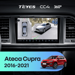 Штатная магнитола Teyes CC4 360 6/64 Seat Ateca Cupra (2016-2021)