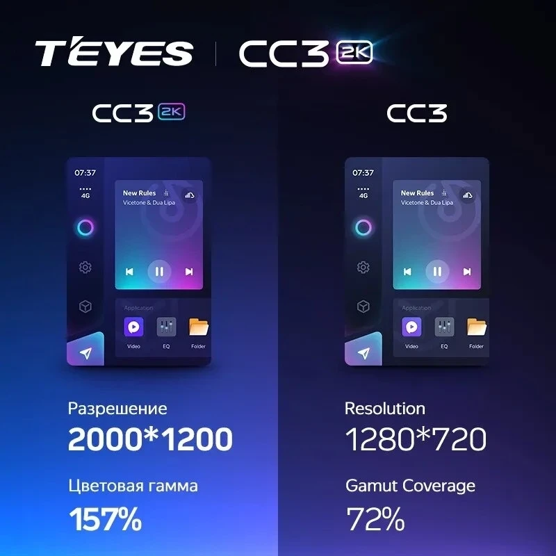 Штатная магнитола Teyes CC3 2K 6/128 Mazda 6 GG (2002-2007)
