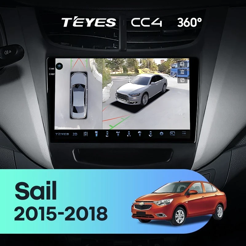 Штатная магнитола Teyes CC4 360 8/128 Chevrolet Sail (2015-2018)