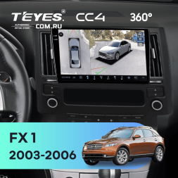 Штатная магнитола Teyes CC4 360 8/128 Infiniti FX 1 (S50) (2003-2006)