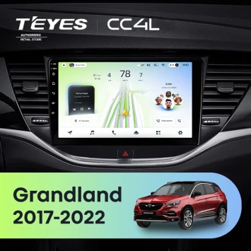 Штатная магнитола Teyes CC4L 6/64 с DTS Opel Grandland (2017-2022) Тип-B