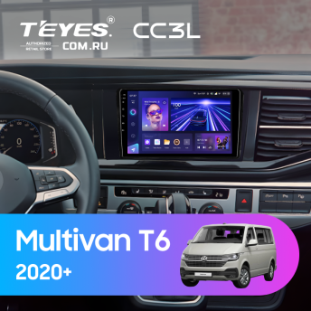 Штатная магнитола Teyes CC3L 4/32 Volkswagen Multivan (T6) 2020+